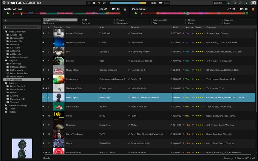 traktor sync